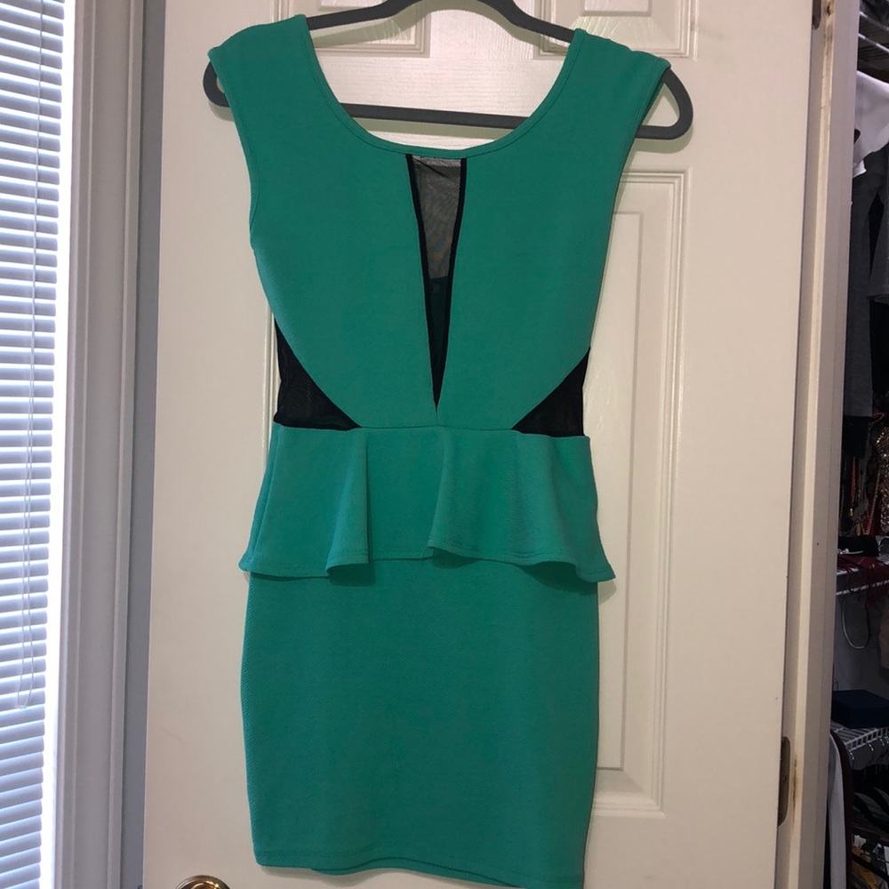 Mint Green Fitted Dress